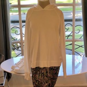 Woman’s White Athleta Hoodie: size M